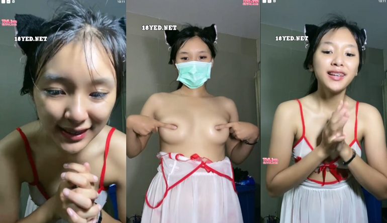 คลิปหลุดไลฟ์สดน้องน้ำ ใส่ชุดบางไม่แปะจุก งานโคตรดีบอกเลย